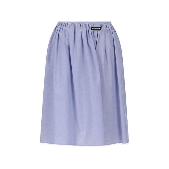 MIU MIU Dresses & Skirts - Miu Miu Women Cotton Midi Skirt